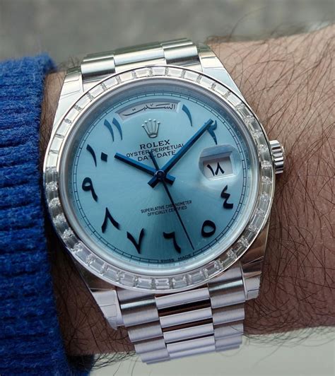 Rolex with arabic numbers